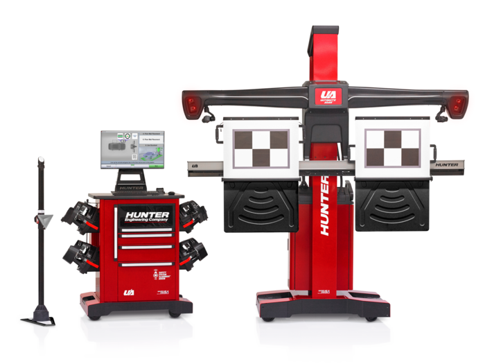 Hunter Ultimate ADAS calibration system with targets